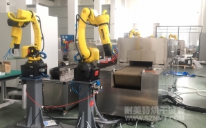 NMT-SDL-616 疫苗玻璃瓶特殊涂層工藝,預熱+固化自動化對接隧道爐烘烤線(蘇州?？松?