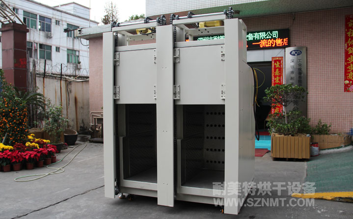 電容行業雙內膽自動門工業烘箱